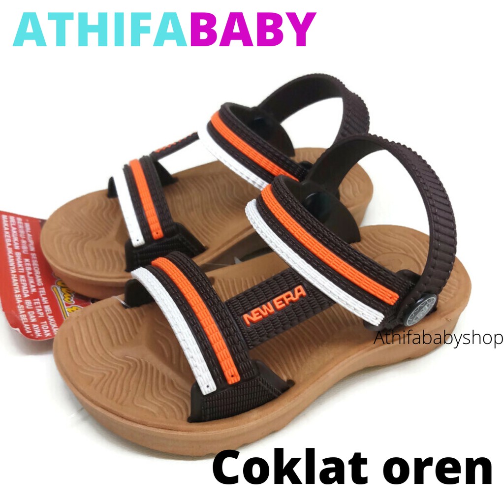 Sandal Gunung Anak Bayi Perempuan Laki Lelaki Sendal Slop Selop Balita New Era Usia Umur 2 3 4 tahun