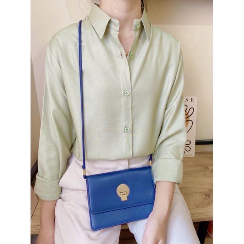 KEMEJA RAYON POLOS // BAJU KERJA // KEMEJA WANITA POLOS // KEMEJA PUTIH RAYON
