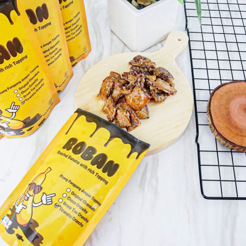 

Snack Pisang Panggang Roban Varian Tiramisu