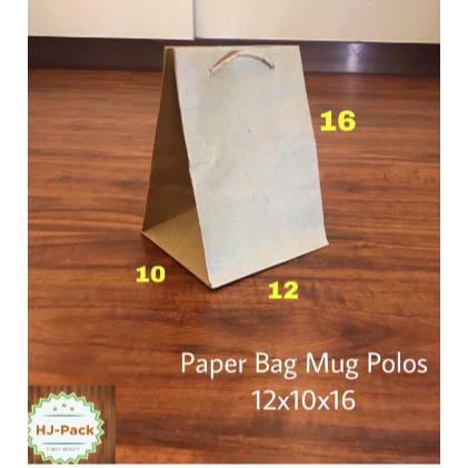 

Tas Mug Polos 12x10x16 Paperbag / Paper Bag / Tas Kertas Souvenir Oleh2 /Kantong kertas