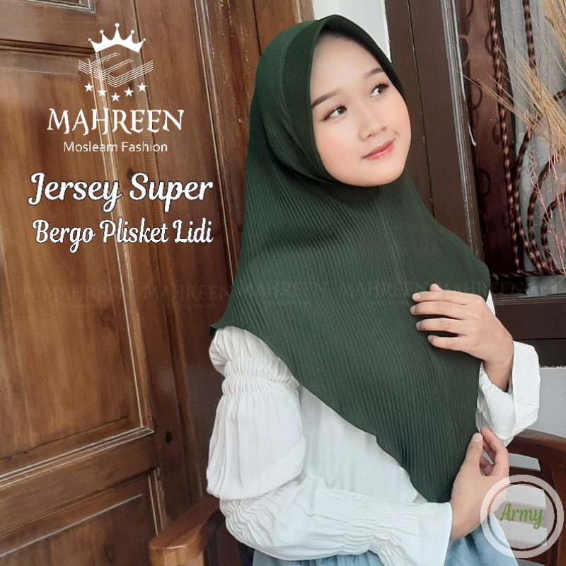 Bergo Plisket lidi Ori Mahreen prisket jersey premium