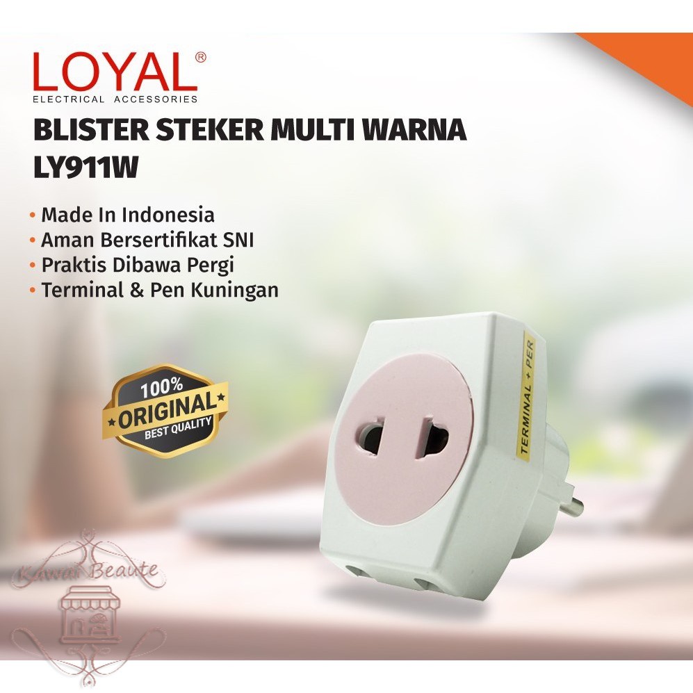 LY-911 W Steker T multi warna Yunior (Loyal)