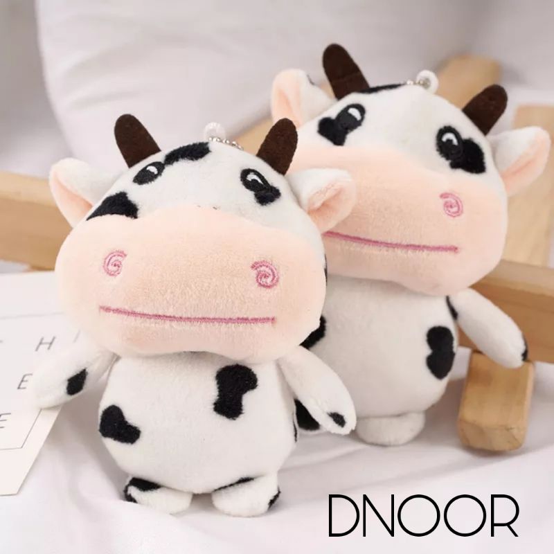 Boneka Sapi Lucu Gantungan Kunci Tas / Keychain Cow Doll