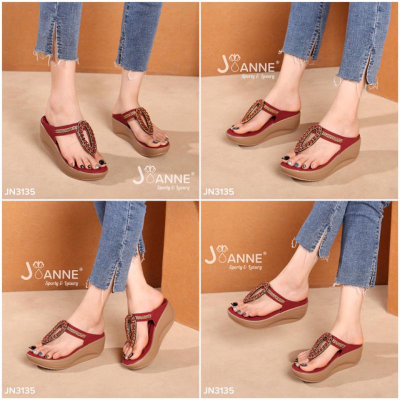 RESTOCK!! [ORIGINAL] JOANNE Wedges Sandals Sepatu Wanita #JN3135