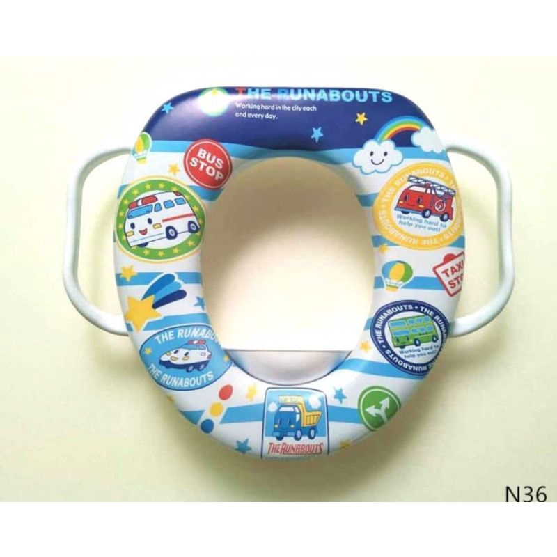 Potty handle ring closet / toilet training / dudukan toilet bayi