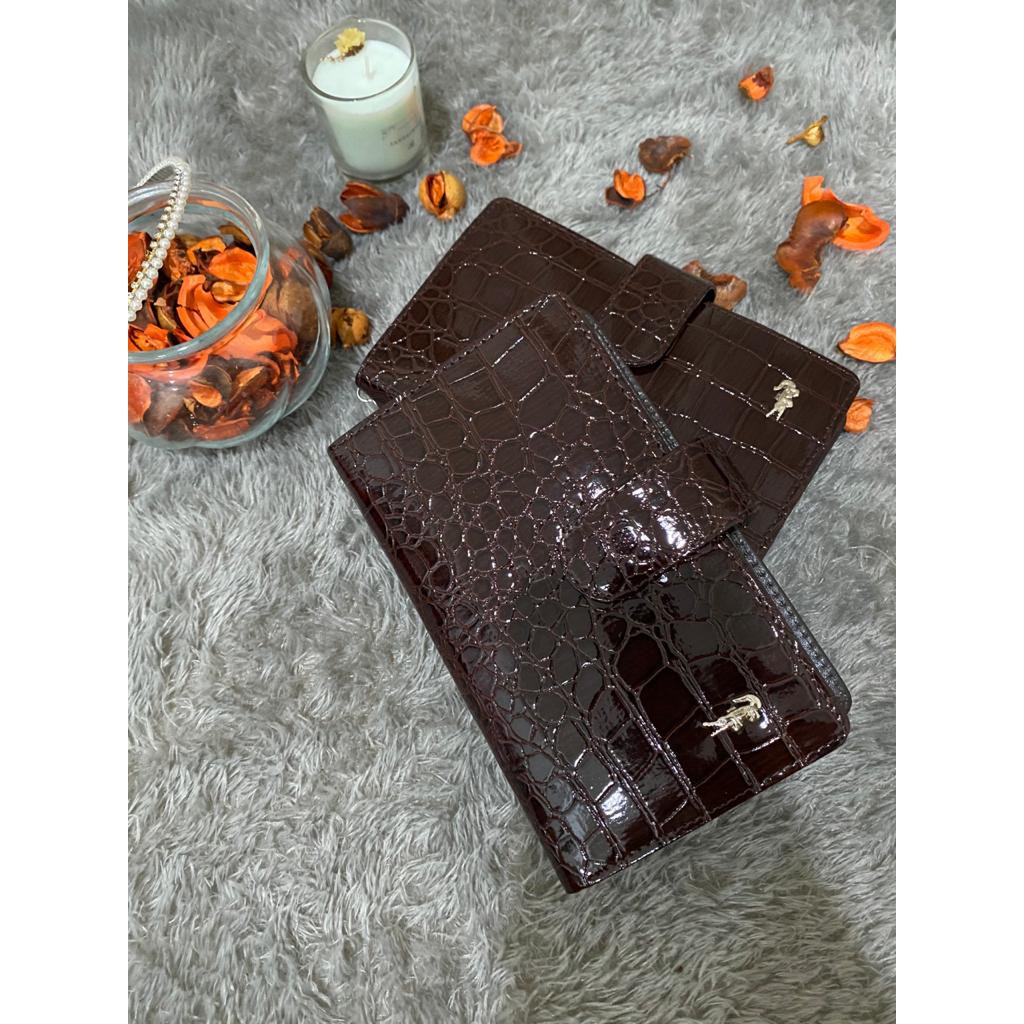 Dompet Wanita Merk Crocodile Glossy Good Quality