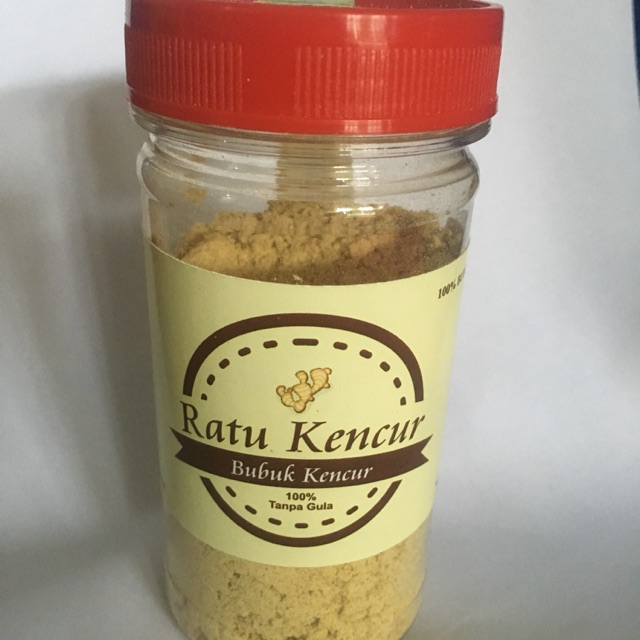 Kencur bubuk 100% tanpa gula