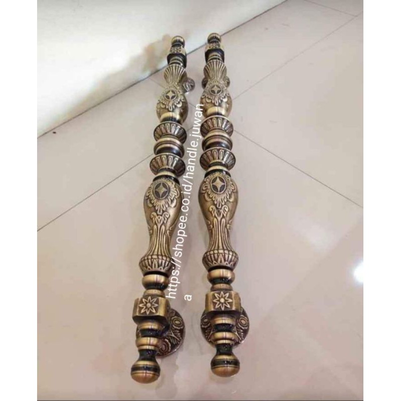 HANDLE PINTU KUNINGAN BAUT Tembus 68CM