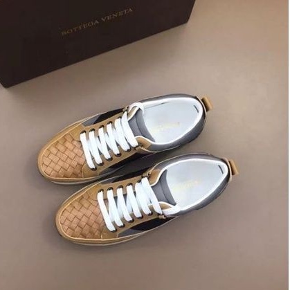 sepatu lv sneaker anyaman kulit bove mirror vip shoes men run away top Brand P1SHOES new style