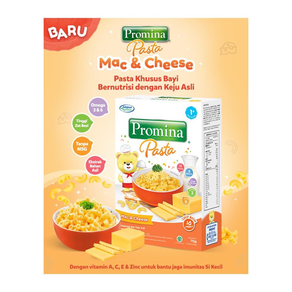 Promina Pasta Mac &amp; cheses 70 gram