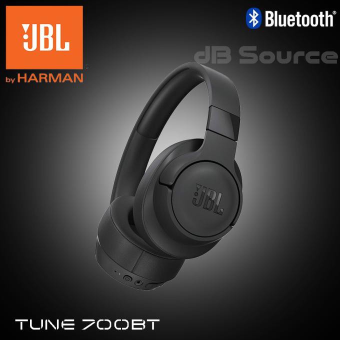 JBL Tune 700BT Wireless Over Ear Headphone / T700BT - Hitam