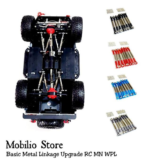 Basic Metal Linkage Upgrade Suspension Pull Rod Link RC MN WPL