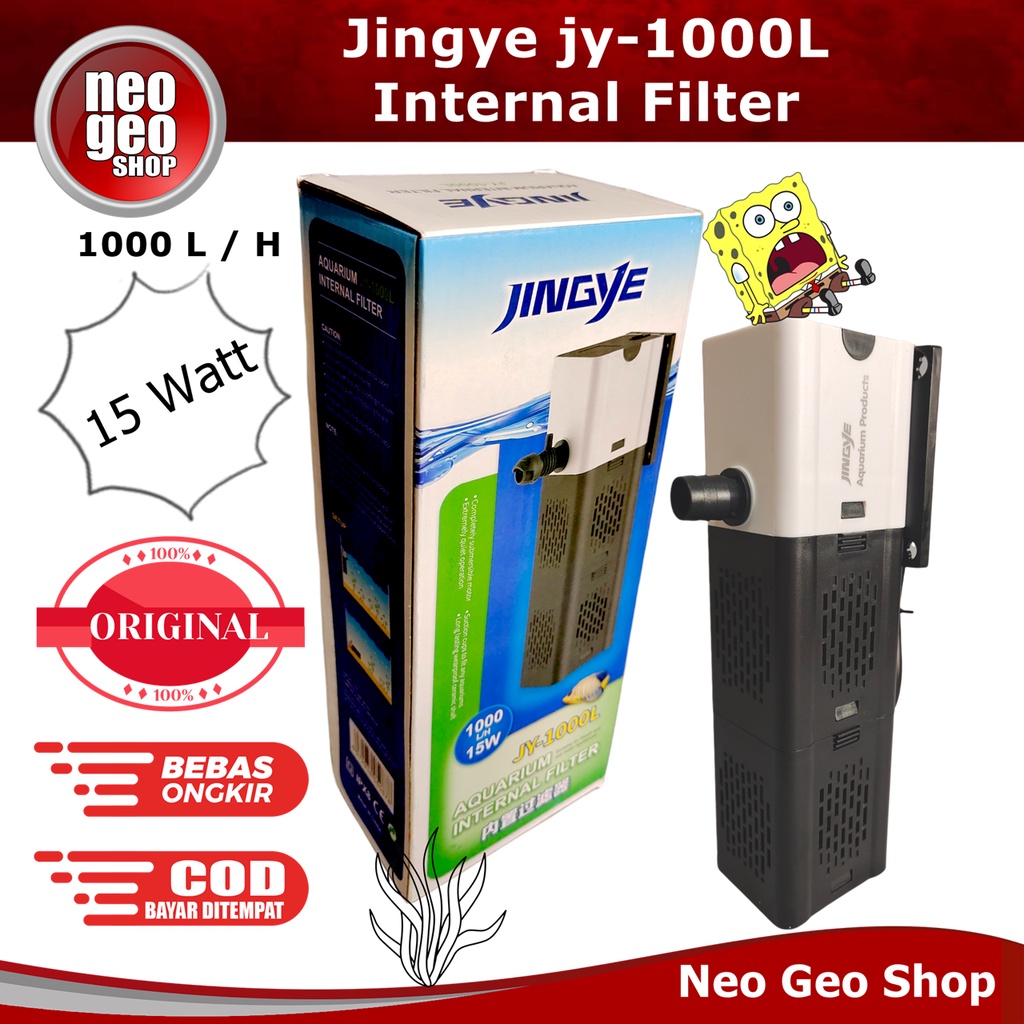 JINGYE JY1000L JY 1000 L 1000L MESIN INTERNAL FILTER AQUARIUM AQUASCAPE