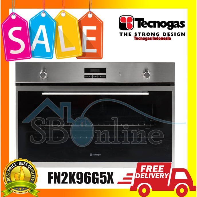 Tecnogas FN2K96G5X Oven Tanam