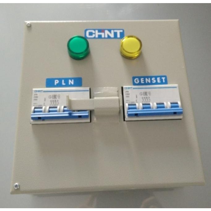 Chint Panel Interlock 4P 63A Switch Pln - Genset Ohm Saklar Cos 1-0-2