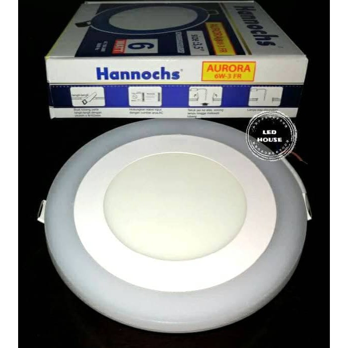 HANNOCHS AURORA 3W - Lampu LED Decorative Two Color Panel 3 Watt