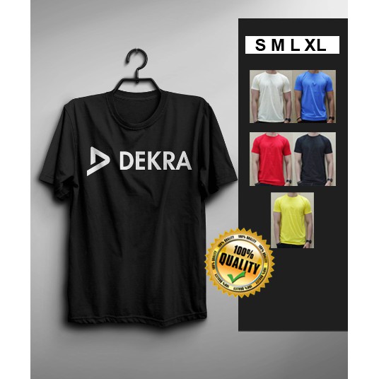 DEKRA Kaos Murah distro grosir berkualitas Sablon polyflex