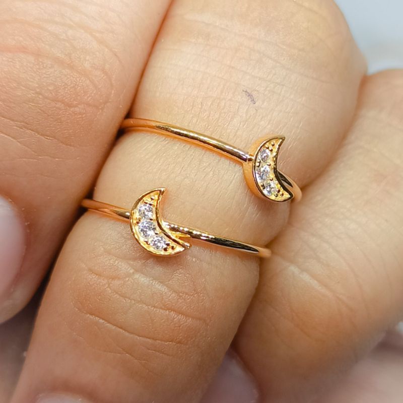 CINCIN BULAN KUPU APEL EMAS 16K/700%