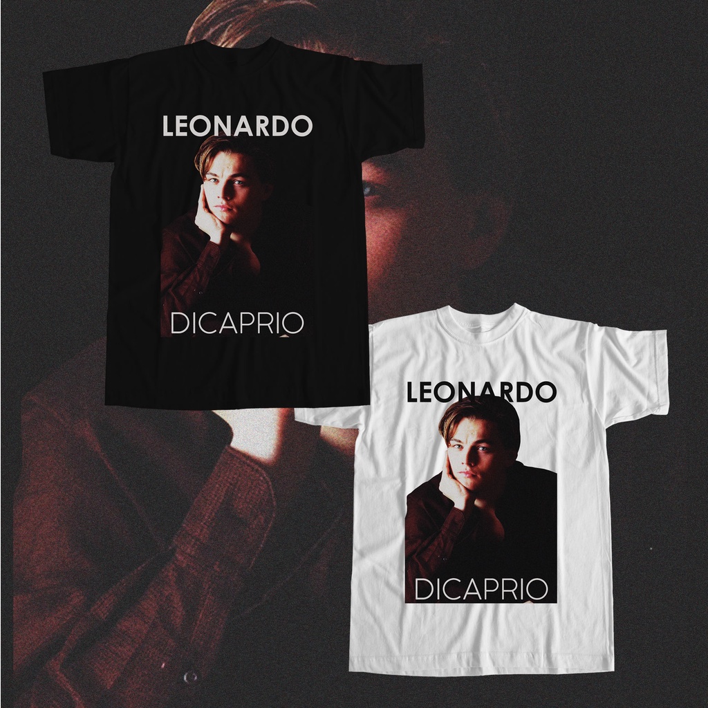 Nostalgila Merch | KAOS LEONARDO DICAPRIO | KAOS Titanic | kaos Titanic Vintage Tee | Kaos film Over