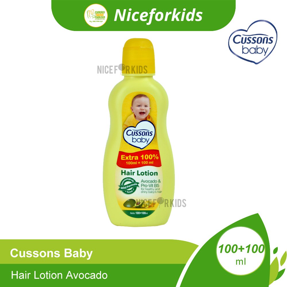 Cussons Baby Hair Lotion Avocado 100+100ml / Minyak Rambut Bayi