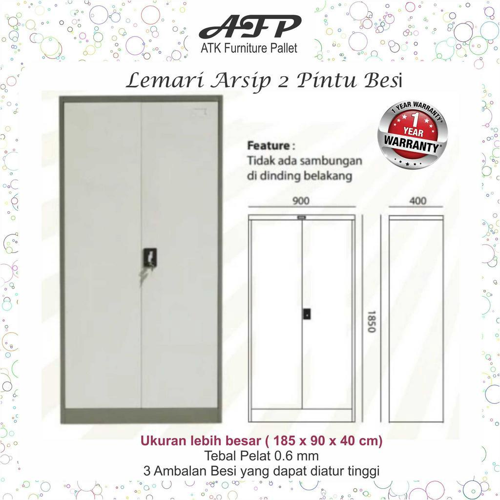 Lemari Arsip 2 Pintu Besi Ayun Kantor