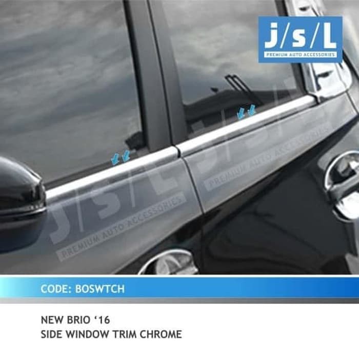 List kaca samping Brio chrome