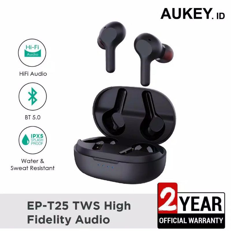 Headset Aukey TWS EP-T25 High Fidelity Audio 500538