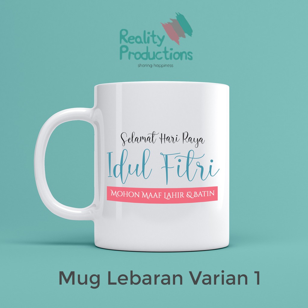 Mug Idul Fitri Souvenir Parcel Hampers Lebaran