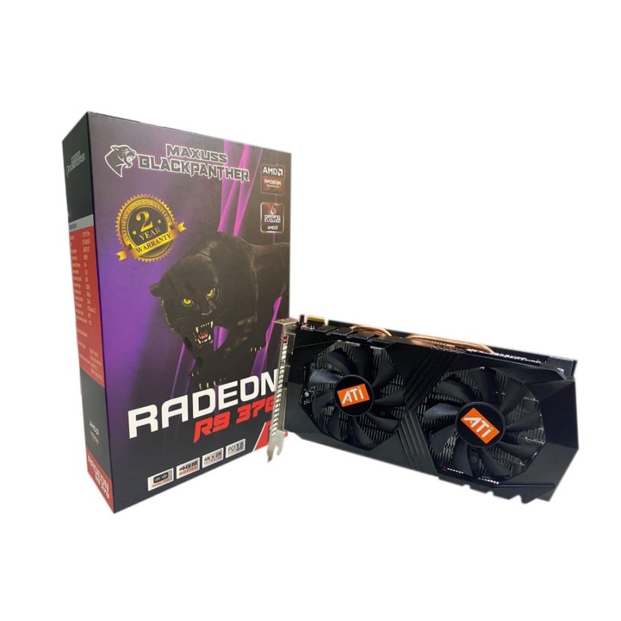 VGA Black Panther Radeon R9 370 4GB DDR5 256Bit VGA GAMING ORI NEW