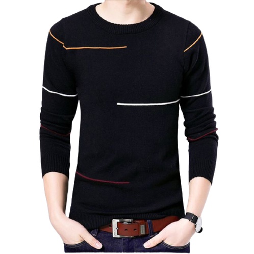 Sweater pria arnold jumper/Sweater motip Garis-Garis