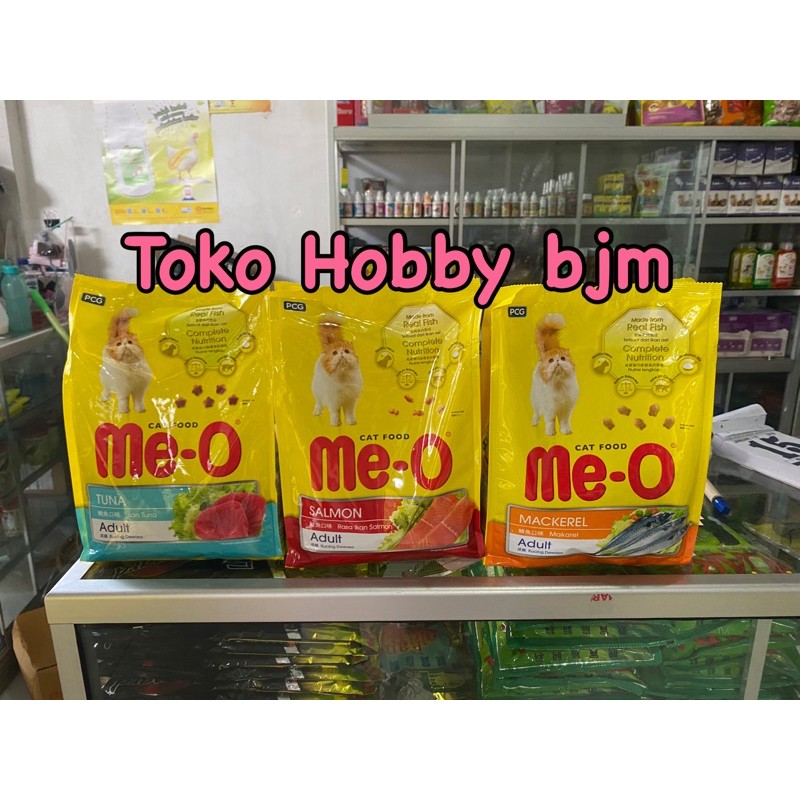 meo 1.2 kg / 1.1 kg makanan kucing me-o 1.1kg tuna salmon beef seafood gourmet chicken makarel 1.2kg