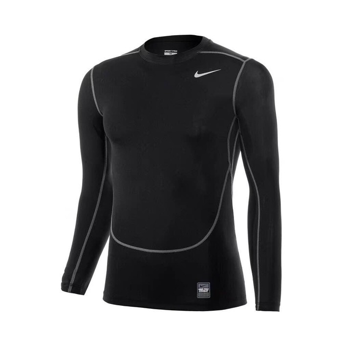 Kaos Manset Baselayer Baju NiKE HYPERCOOL LENGAN PANJANG OLAHRAGA Gym