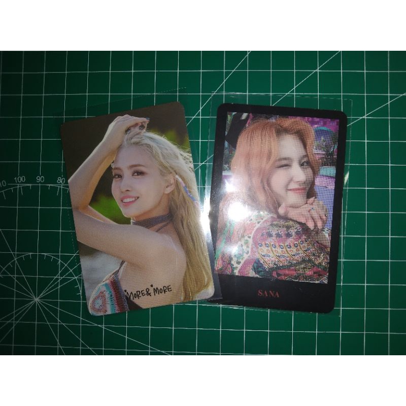 Photocard Twice More and More ( Sana, Momo)