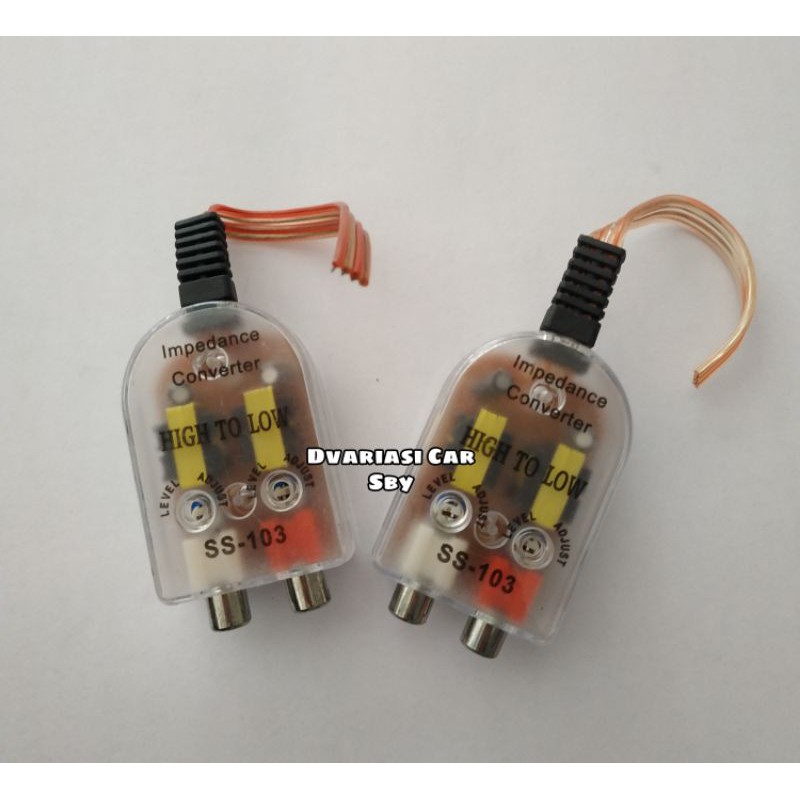 Audio RCA Converter Adaptor High To Low / Converter RCA High To Low