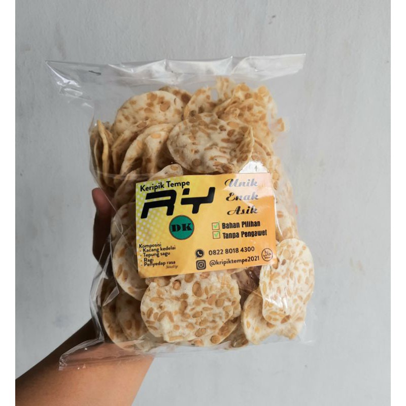 

Keripik Tempe R&Y original 250gr