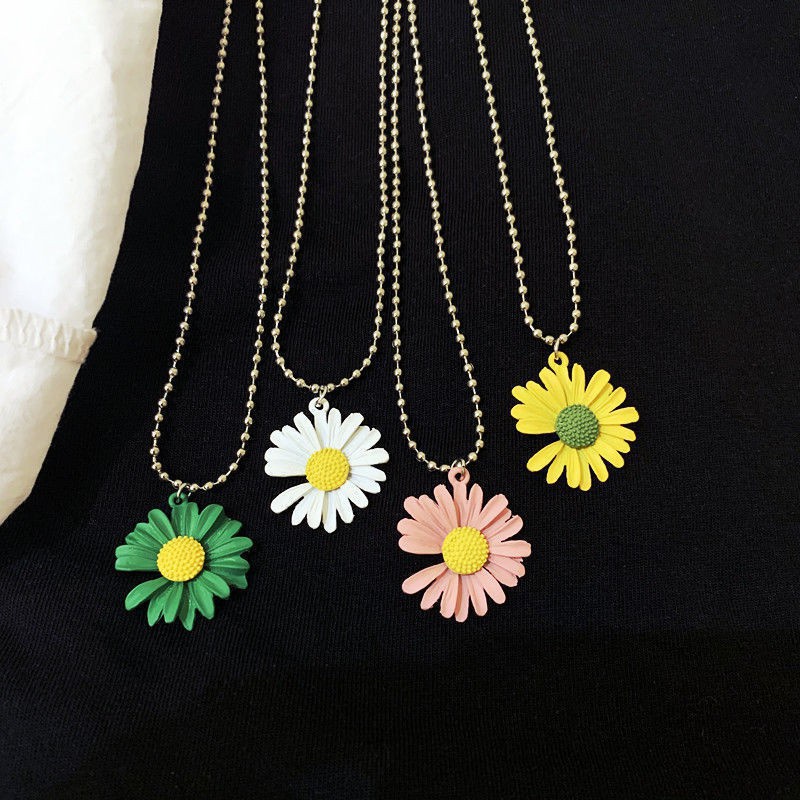 COD Kalung Clayton Daisy Flower Necklace murah Fashion L22