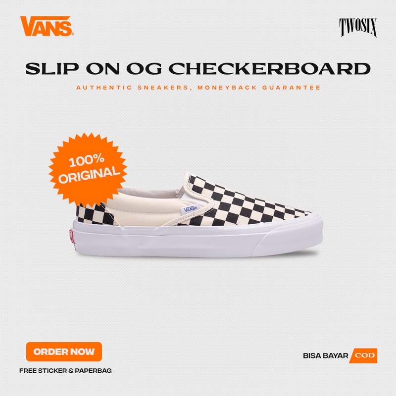 VANS SLIP ON OG CHECKERBOARD 2020
