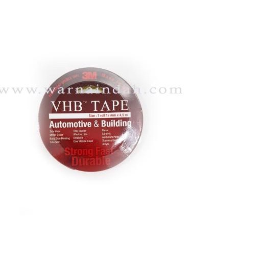 

❈ Double Tape/Perekat 3M VHB 12mm x 4.5m Merah ☉