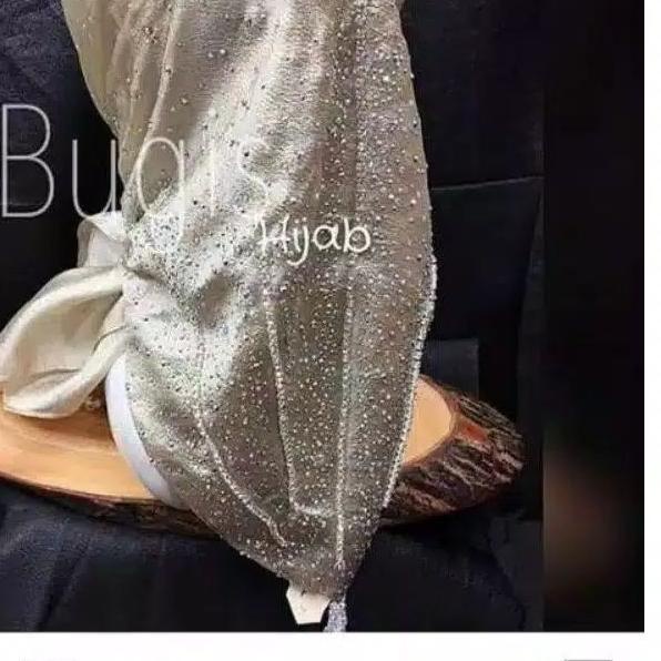 ☄ kerudung swarosky mewah Original free ikat rambut 100% by:Bugis hijab ✻