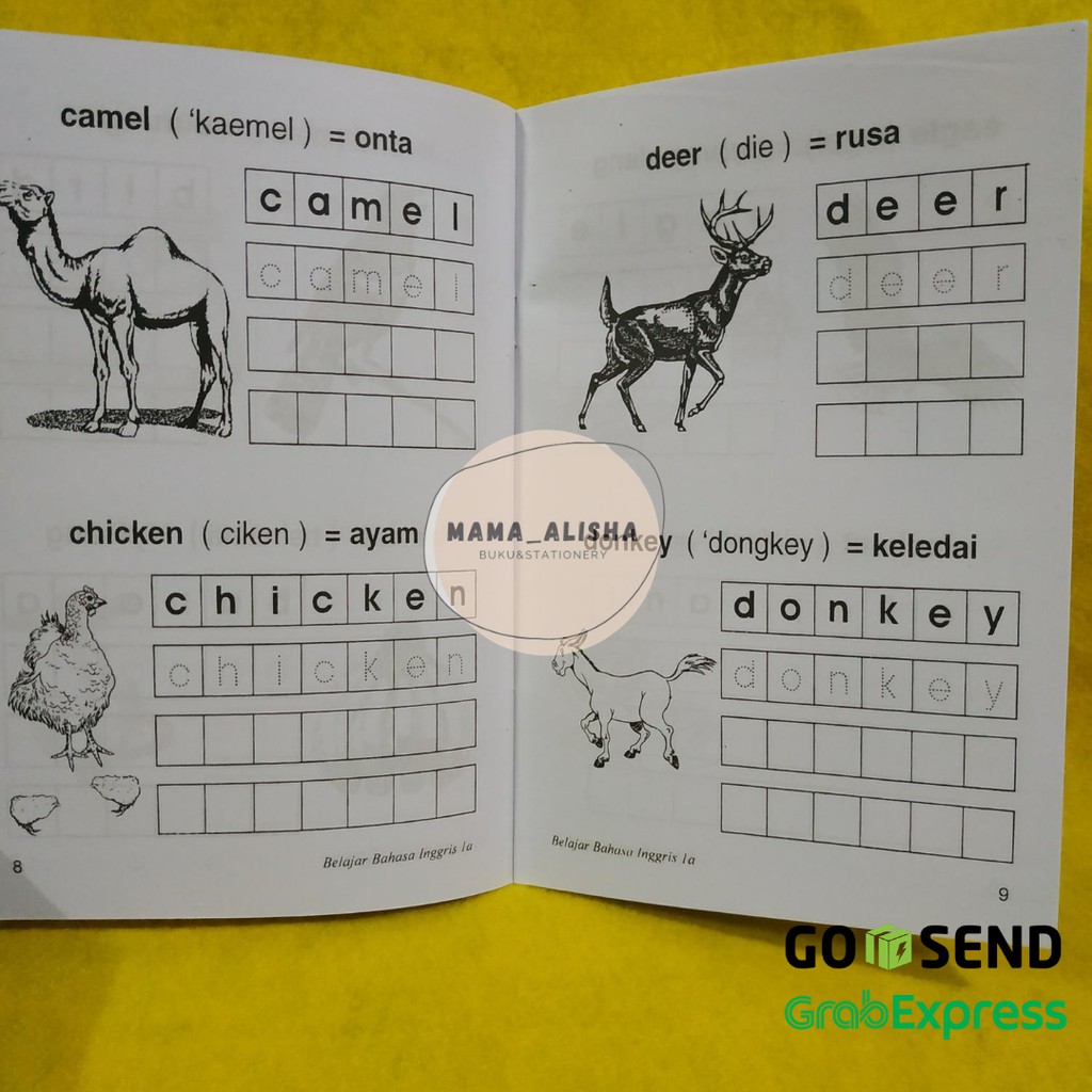 Buku Belajar Bahasa Inggris Jilid 1A untuk Anak TK dan SD Kelas 1-1