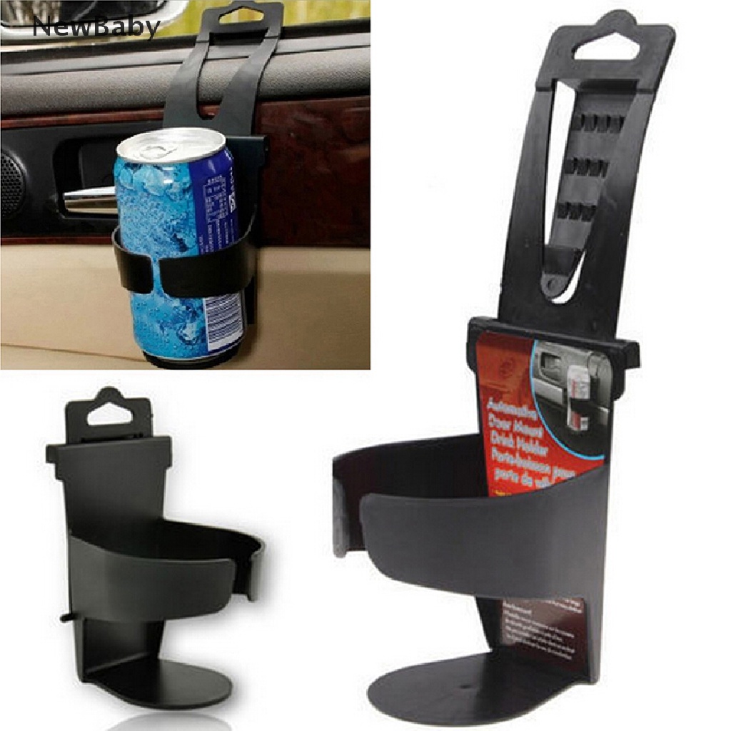 Stand Holder Botolgelas Minuman Universal Warna Hitam Untuk Pintu Mobil