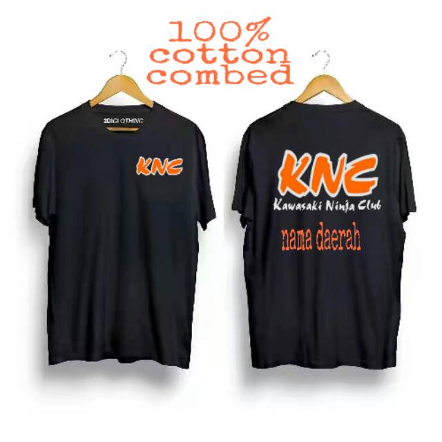 Baju kaos knc kawasaki ninja club bisa request nama daerah