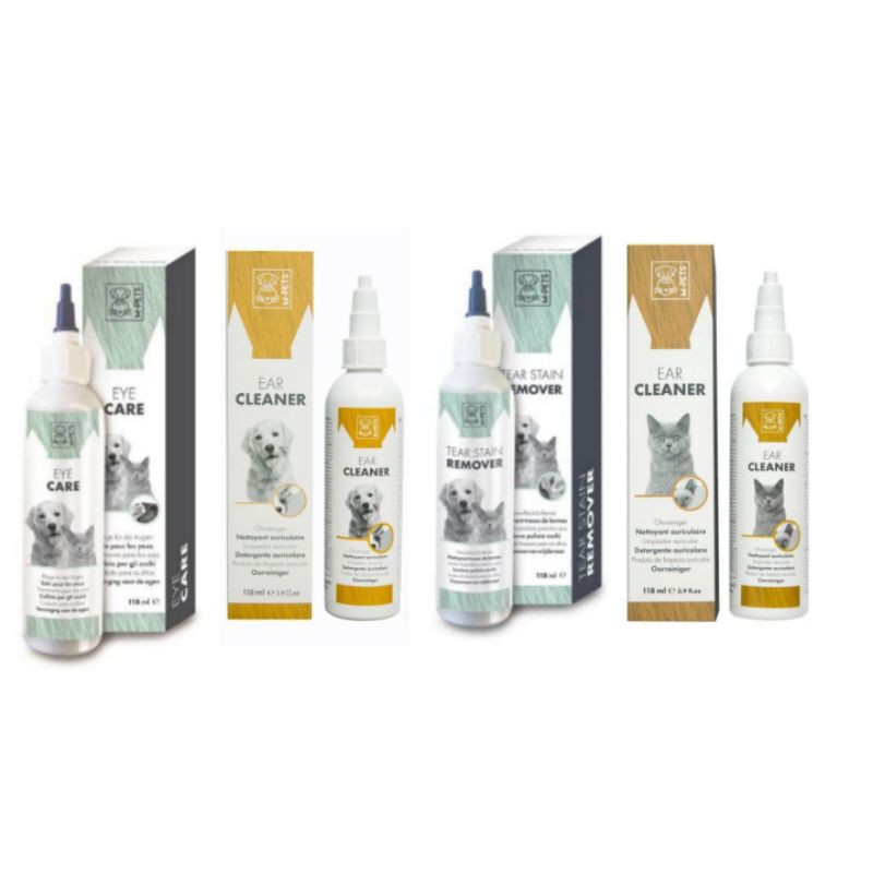 M-Pets Eye Care / Ear Cleaner/ Tear Stain Remover 118ml Dog Cat