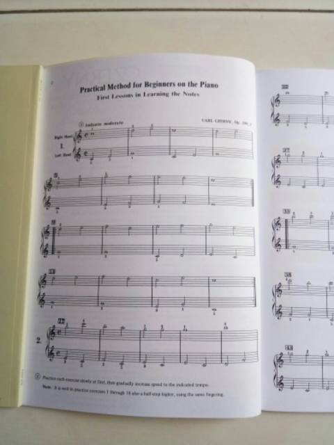 Buku piano Czerny op 599 Alfred Indonesian Edition