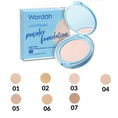 WARDAH lightening powder foundetion light feel