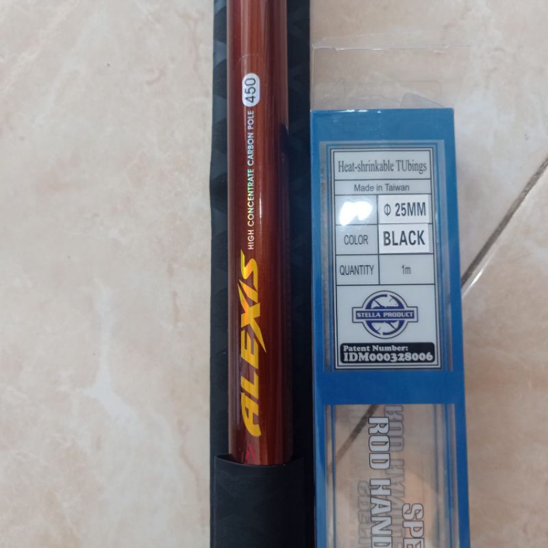 grip bakar / handle grip karet /pengaman gagang joran pancing