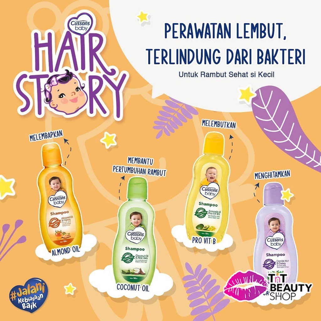 ★ BB ★  Cussons Baby Hair Lotion - Losion Rambut Bayi 50 ml - 100ml