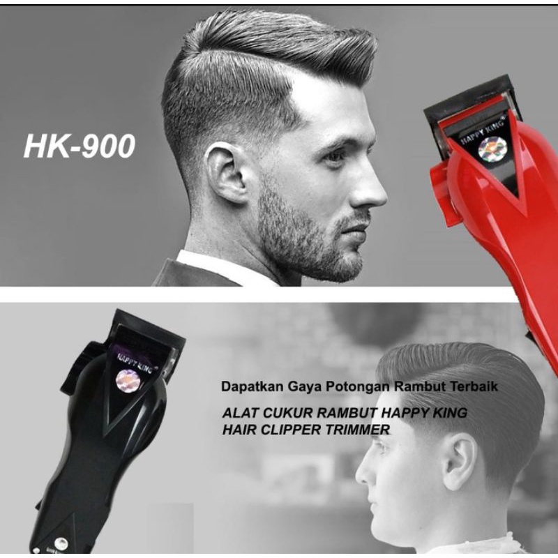 HAPPY KING HK-900 PROCLIPPER/Alat Cukur Rambut/Mesin Cukur⭐ Super8 ⭐