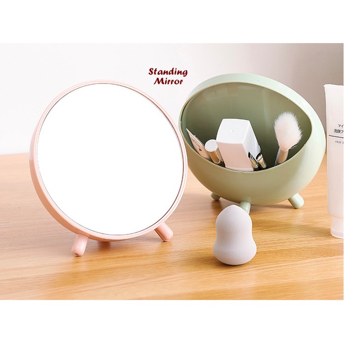Standing Mirror, ADA RAK kosmetik di belakang cermin, unik