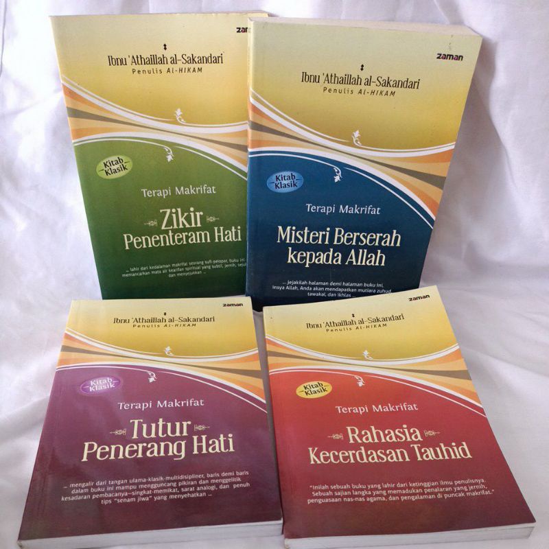 BUKU 1PAKET TETAPI MAKRIFAT RAHASIA KECERDASAN TAUHID - Ibnu ' athaillah al - sakandari